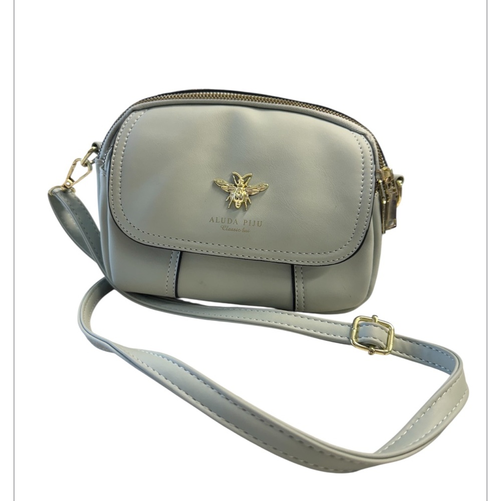 ALUDA PIJU Classic Mint Green Crossbody Bag